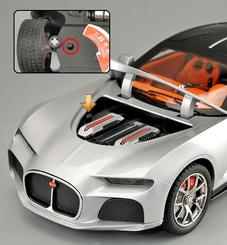 1:24 Diecast Bugatti Atlantic Model Car - Image 3