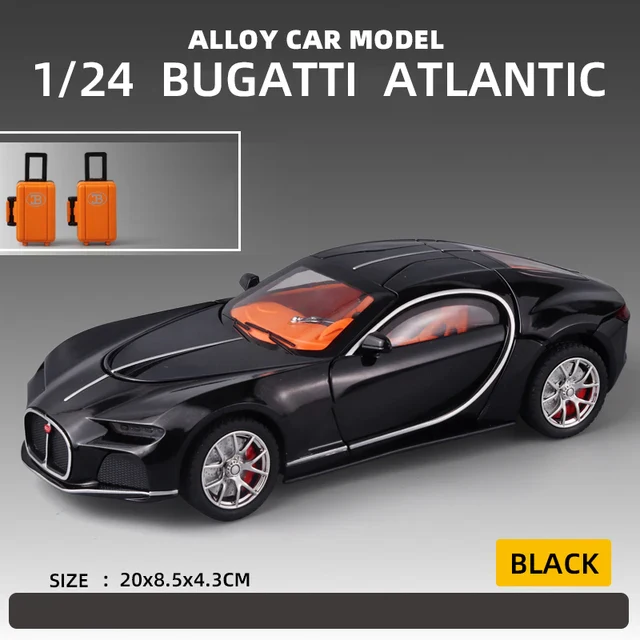 1:24 Diecast Bugatti Atlantic Model Car - Image 6