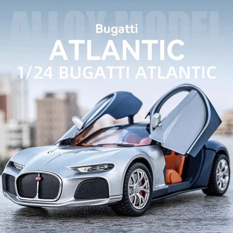 1:24 Diecast Bugatti Atlantic Model Car - Image 7