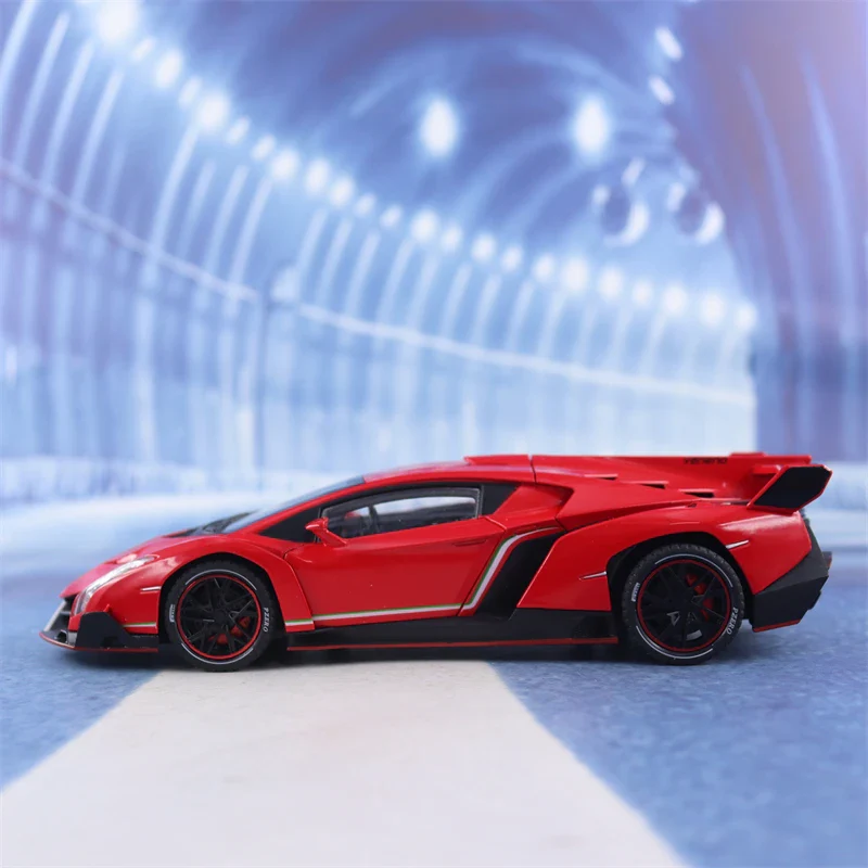 1:24 Diecast Lamborghini Veneno Model Car - Image 6