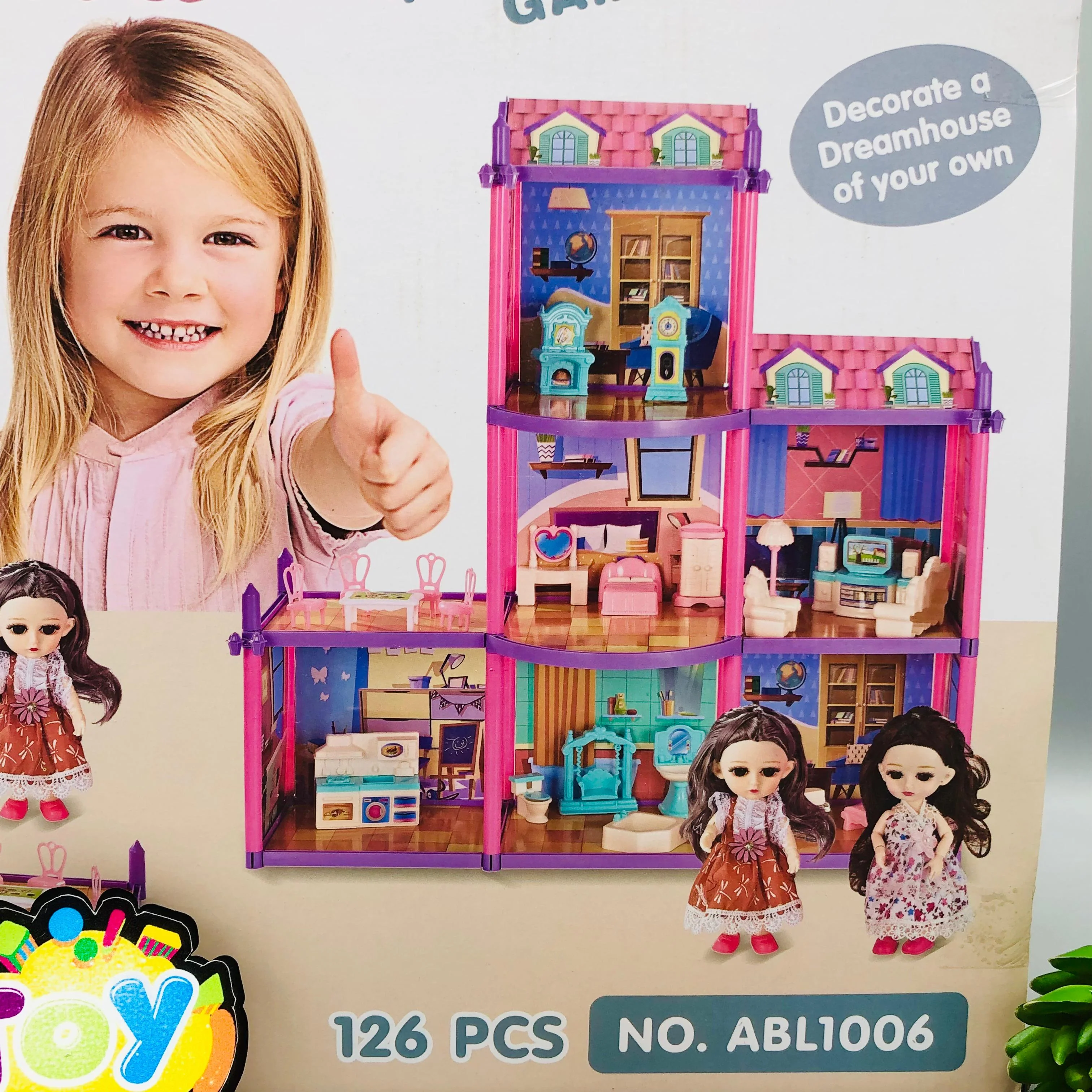 126Pcs DIY Cutie Villa Doll House - Image 3
