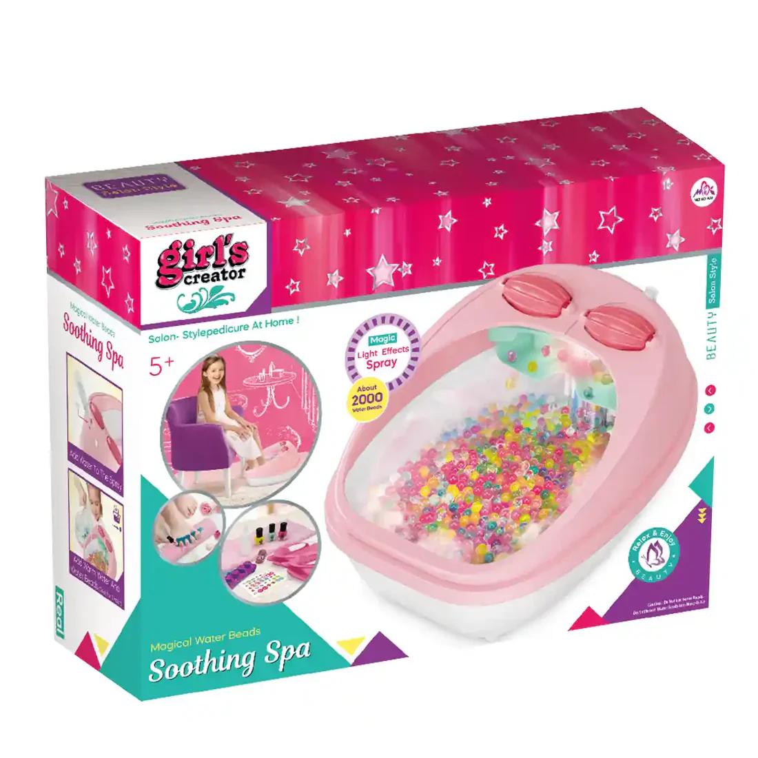 13Pcs Realistic Girls Magical Water Beads Soothing Foot Spa - Image 12
