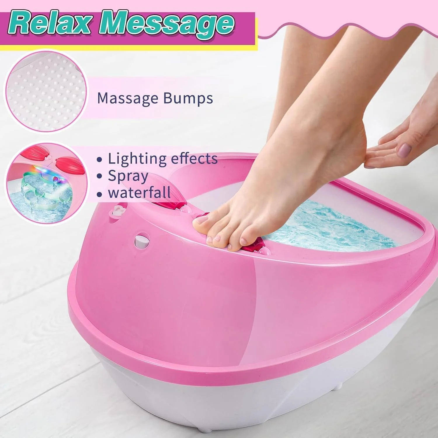 13Pcs Realistic Girls Magical Water Beads Soothing Foot Spa - Image 3