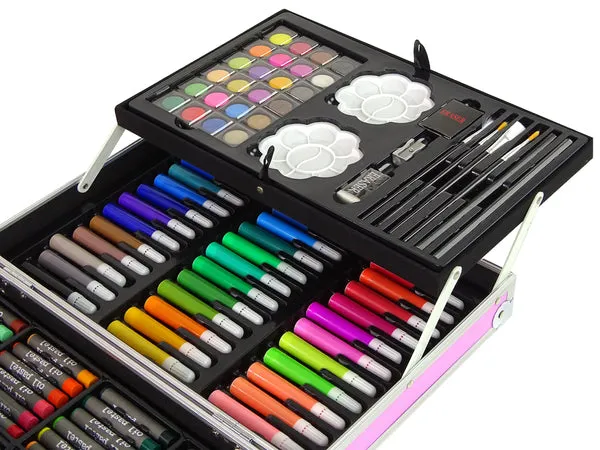 145Pcs Premium Unicorn Themed Kids Painting Kit Briefcase - Image 9
