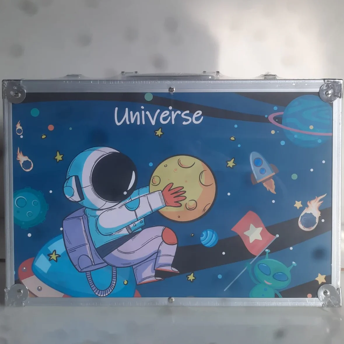 145Pcs Premium Space Themed Kids Painting Kit Briefcase - Image 17