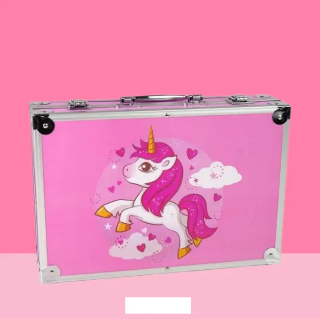 145Pcs Premium Unicorn Themed Kids Painting Kit Briefcase - Image 12