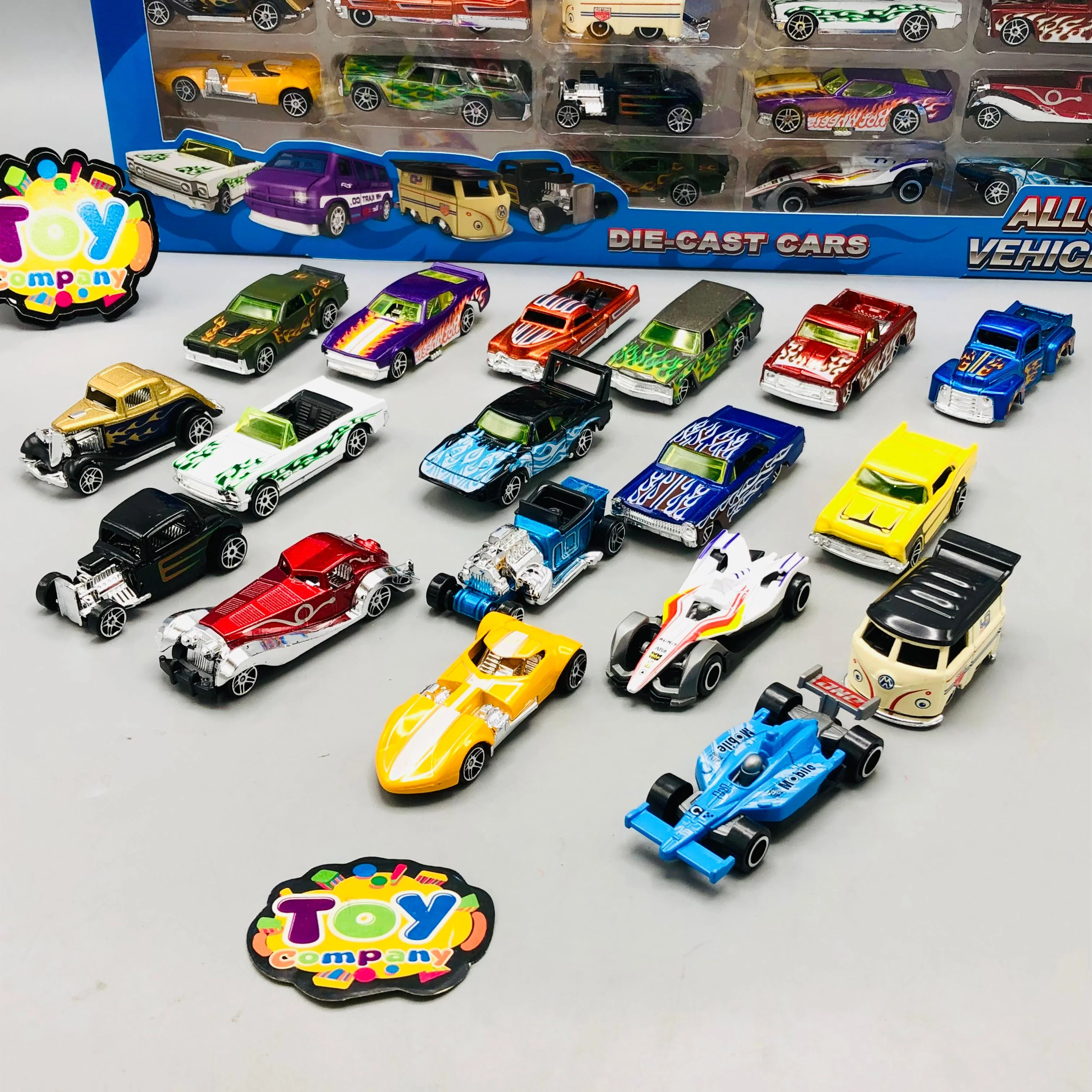 18Pcs Diecast Mini Inertial Cars Set - Image 2