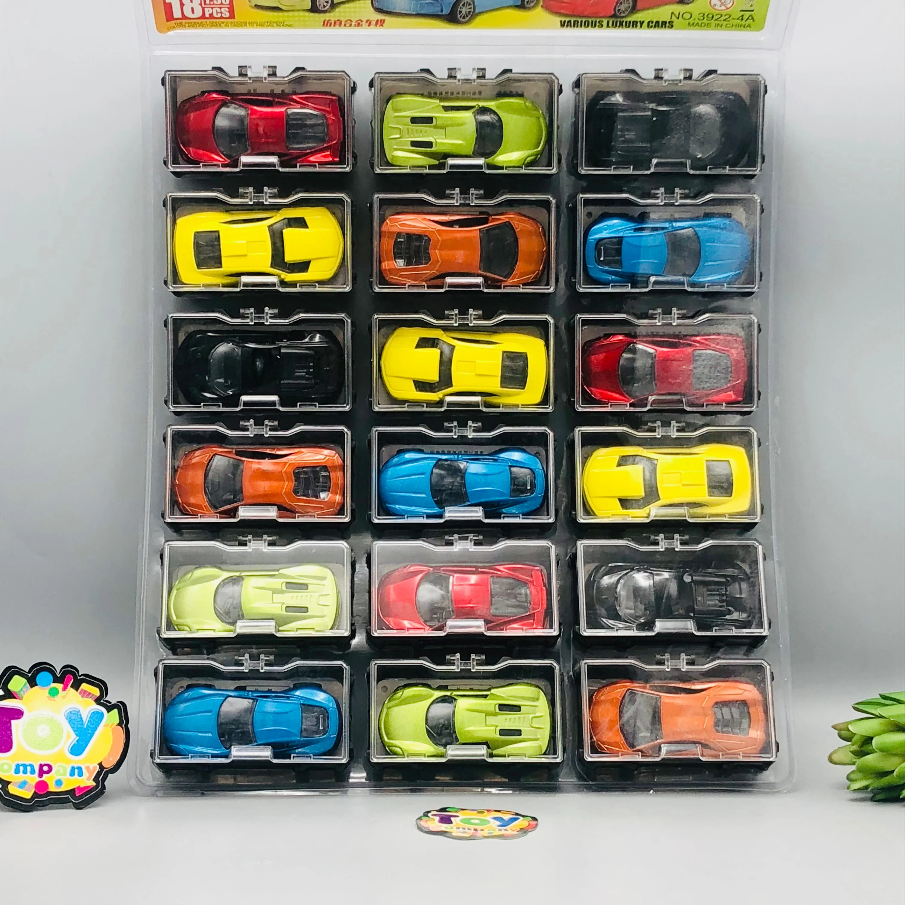 18Pcs Mini Diecast Pullback Cars With Display Box - Image 5