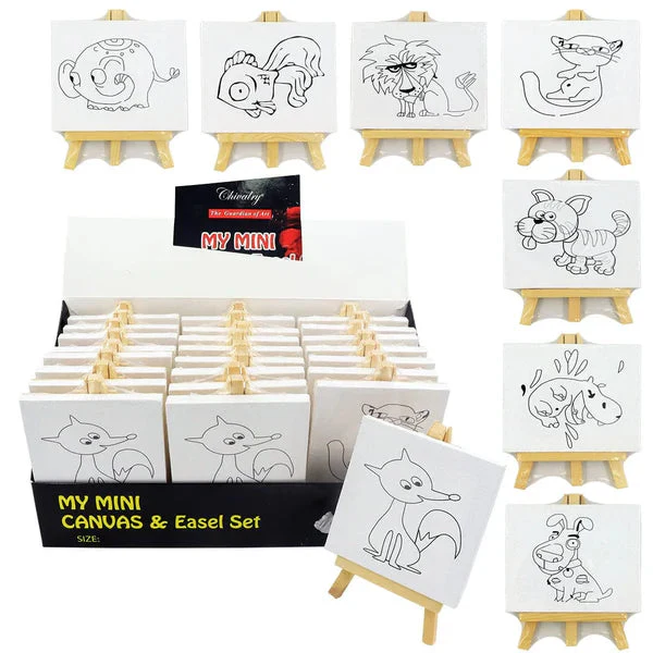 1Pc Mini Canvas Painting Board - Assortment - Image 5