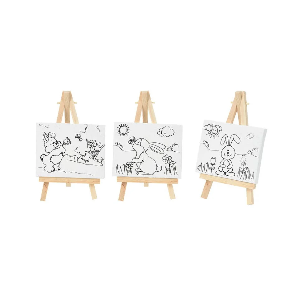 1Pc Mini Canvas Painting Board - Assortment - Image 7