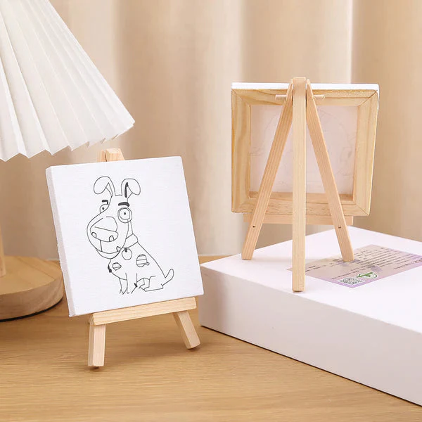 1Pc Mini Canvas Painting Board - Assortment - Image 8