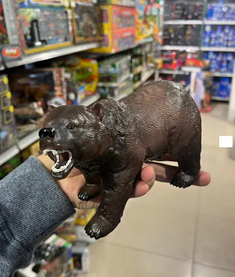 1Pc Premium Brown Bear Animal Figure Toy - Image 2
