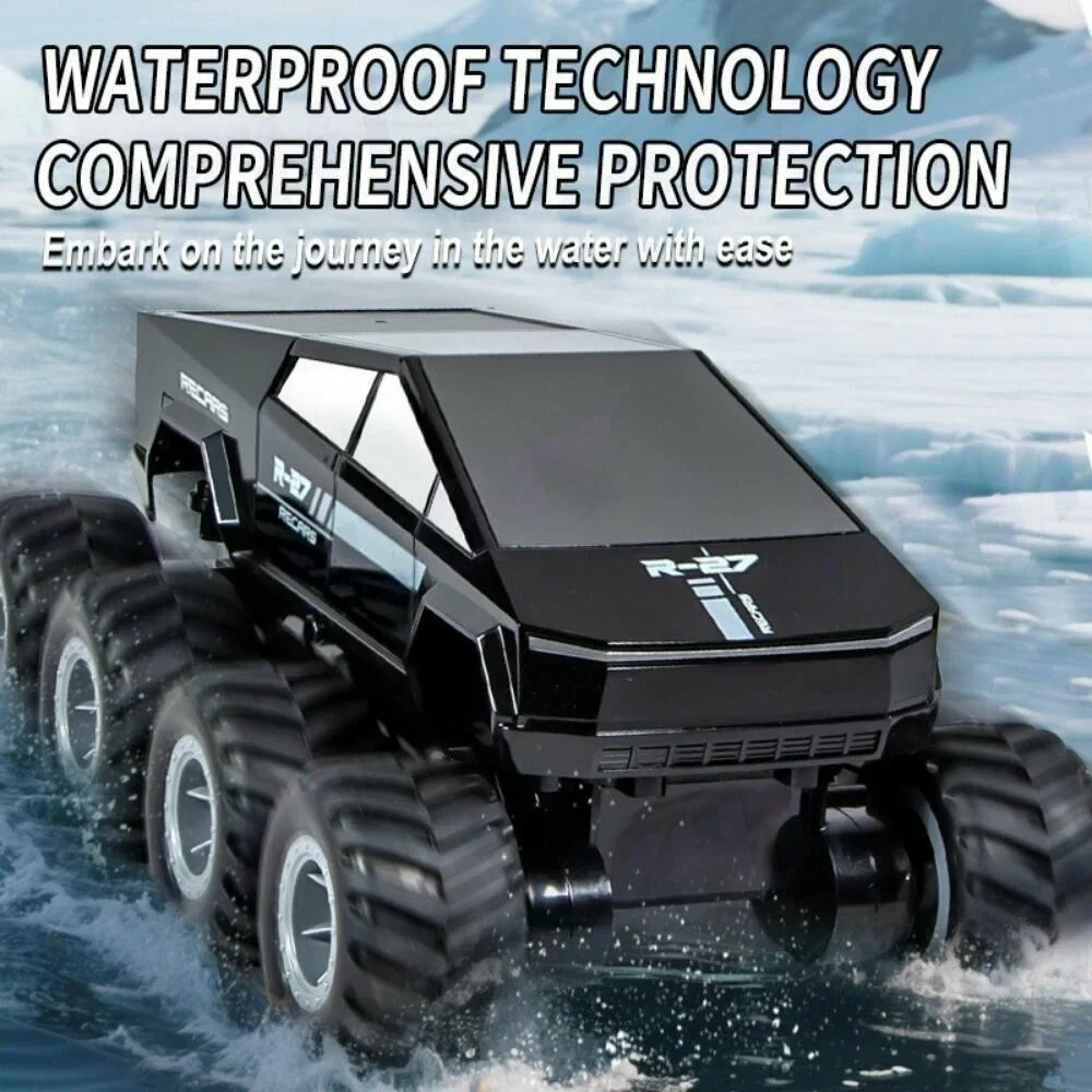 2.4G RC 8WD Tesla Amphibious Armored Truck - Image 2