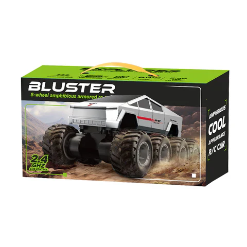 2.4G RC 8WD Tesla Amphibious Armored Truck - Image 6