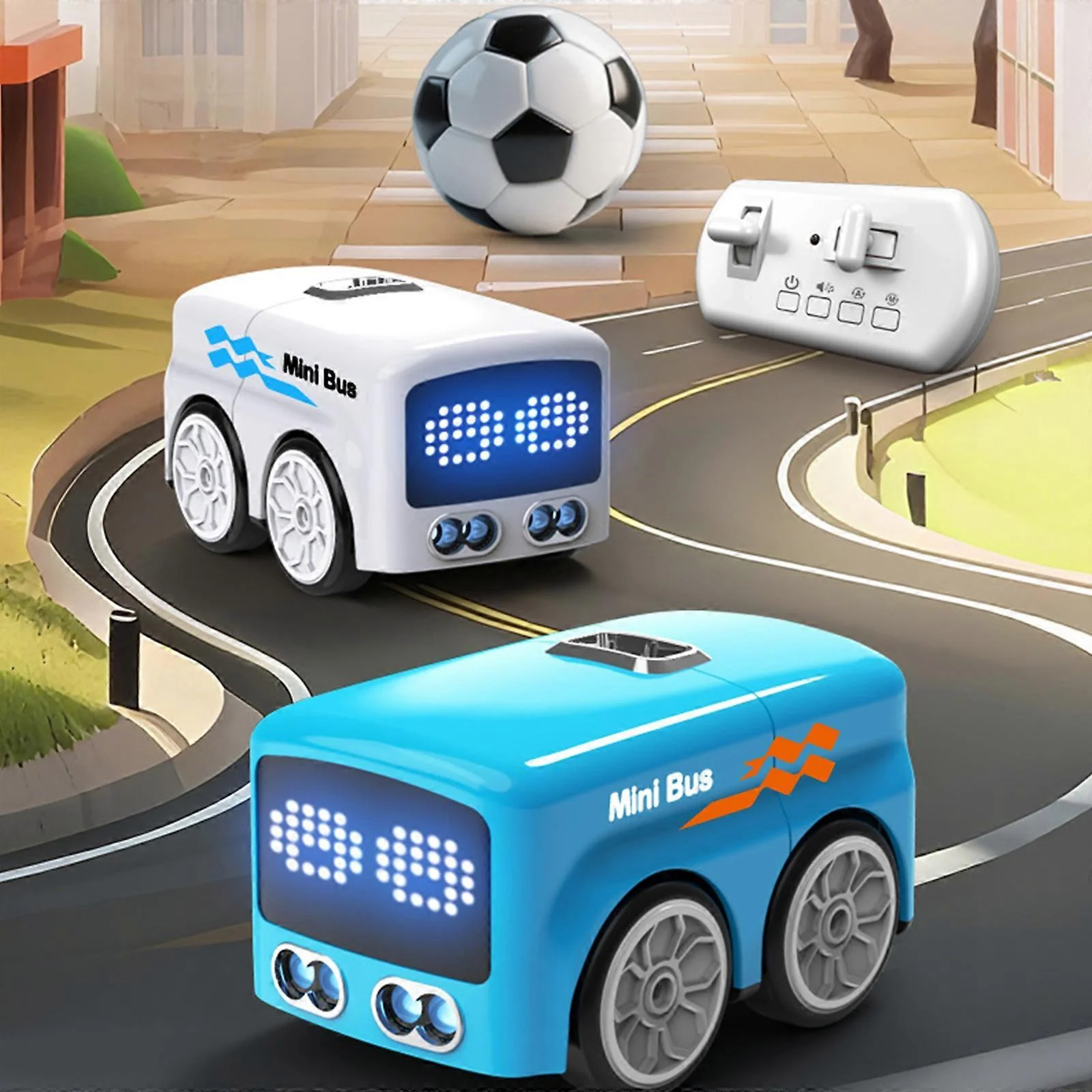 2.4GHz Electric 5in1 Remote & Induction Controlled Mini Bus - Image 10
