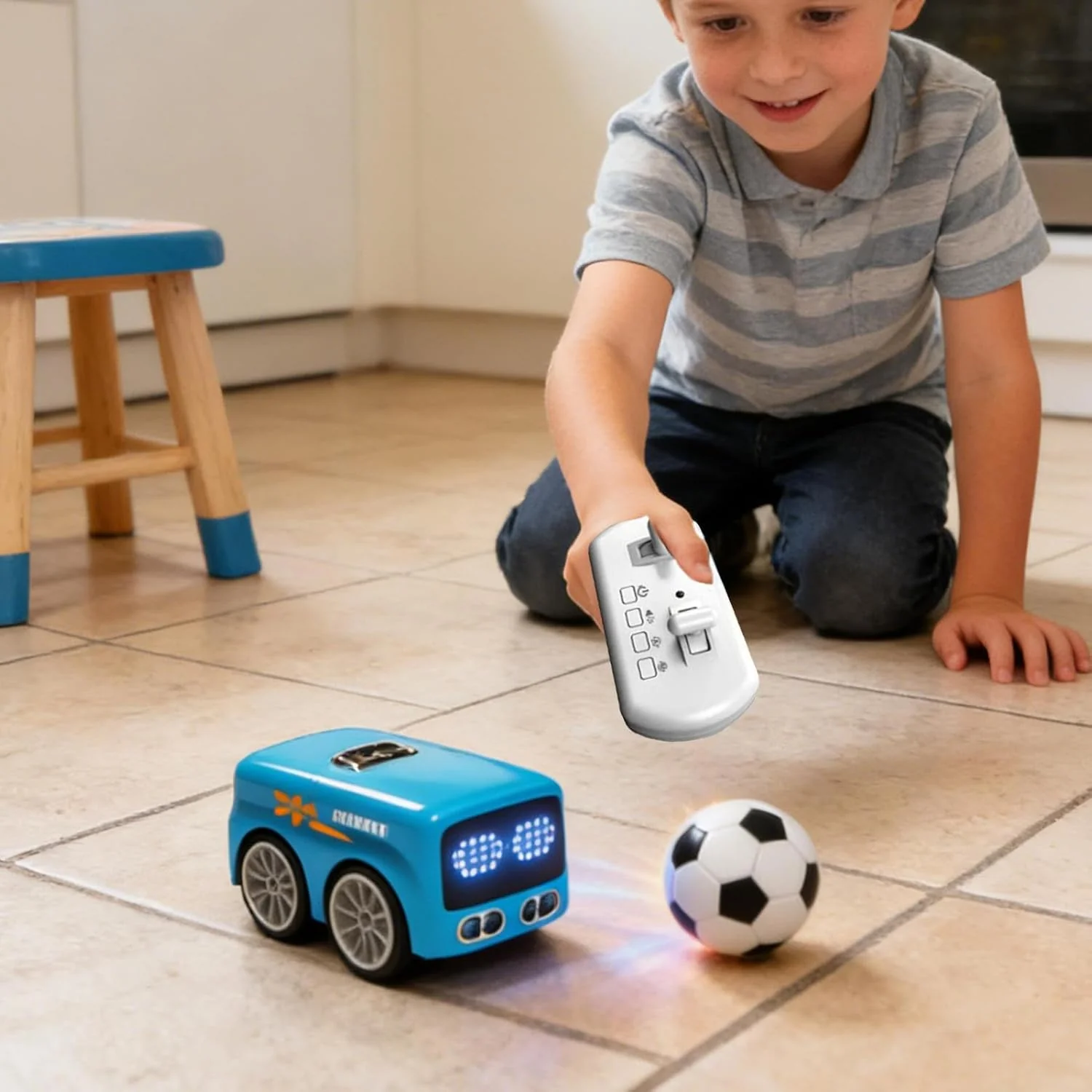 2.4GHz Electric 5in1 Remote & Induction Controlled Mini Bus - Image 14