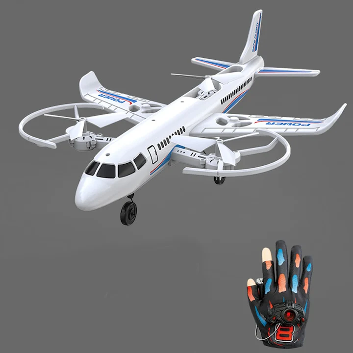 2.4GHz Kinetic Sensing Glove Control Flying Airplane - Image 6