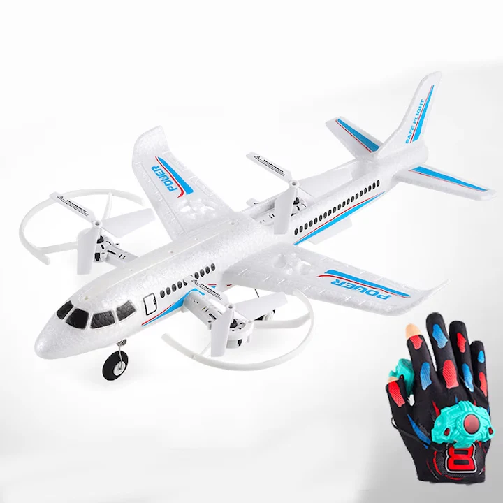 2.4GHz Kinetic Sensing Glove Control Flying Airplane - Image 9