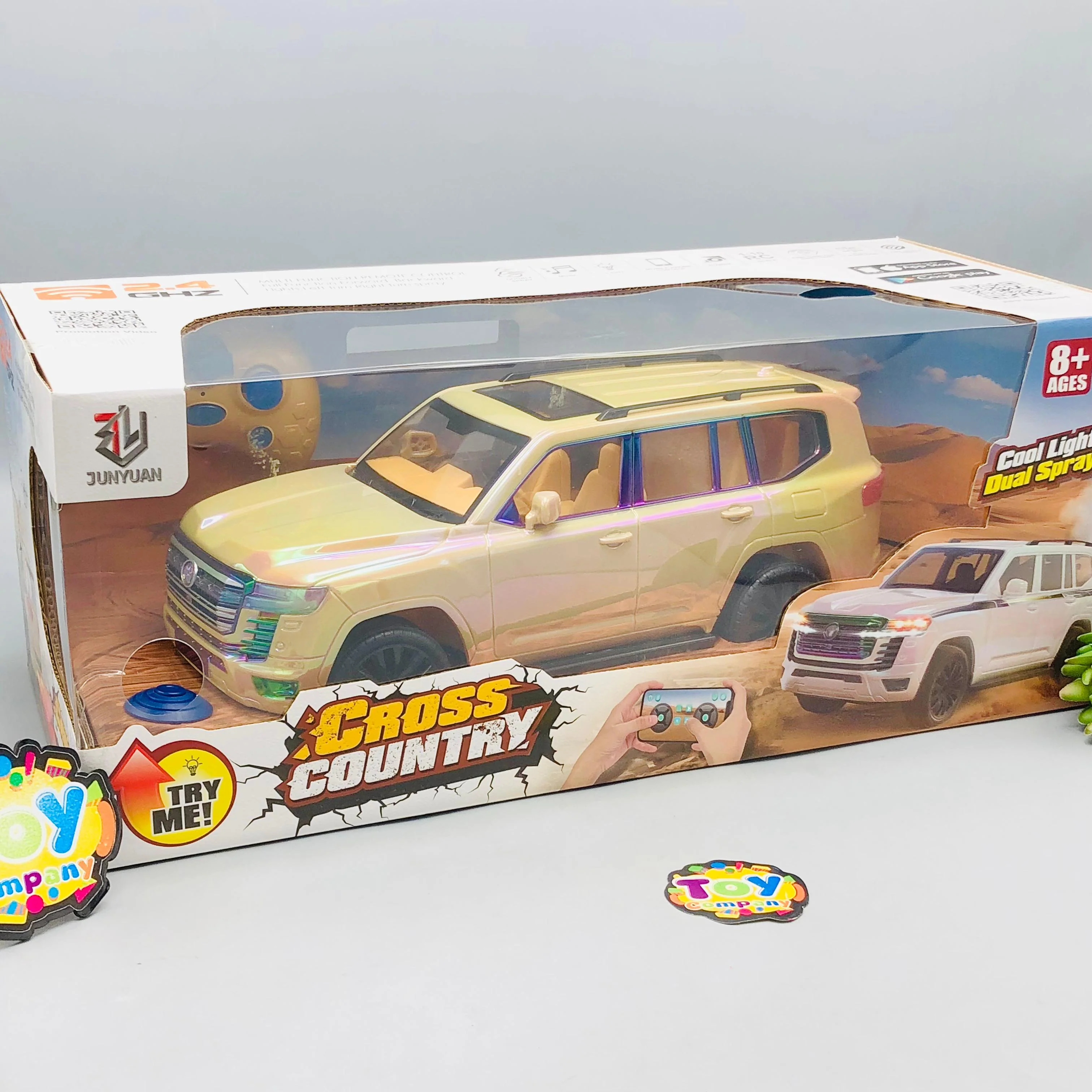 2.4GHz RC 1:10 Land Cruiser Racing Model With Smoke - Image 6