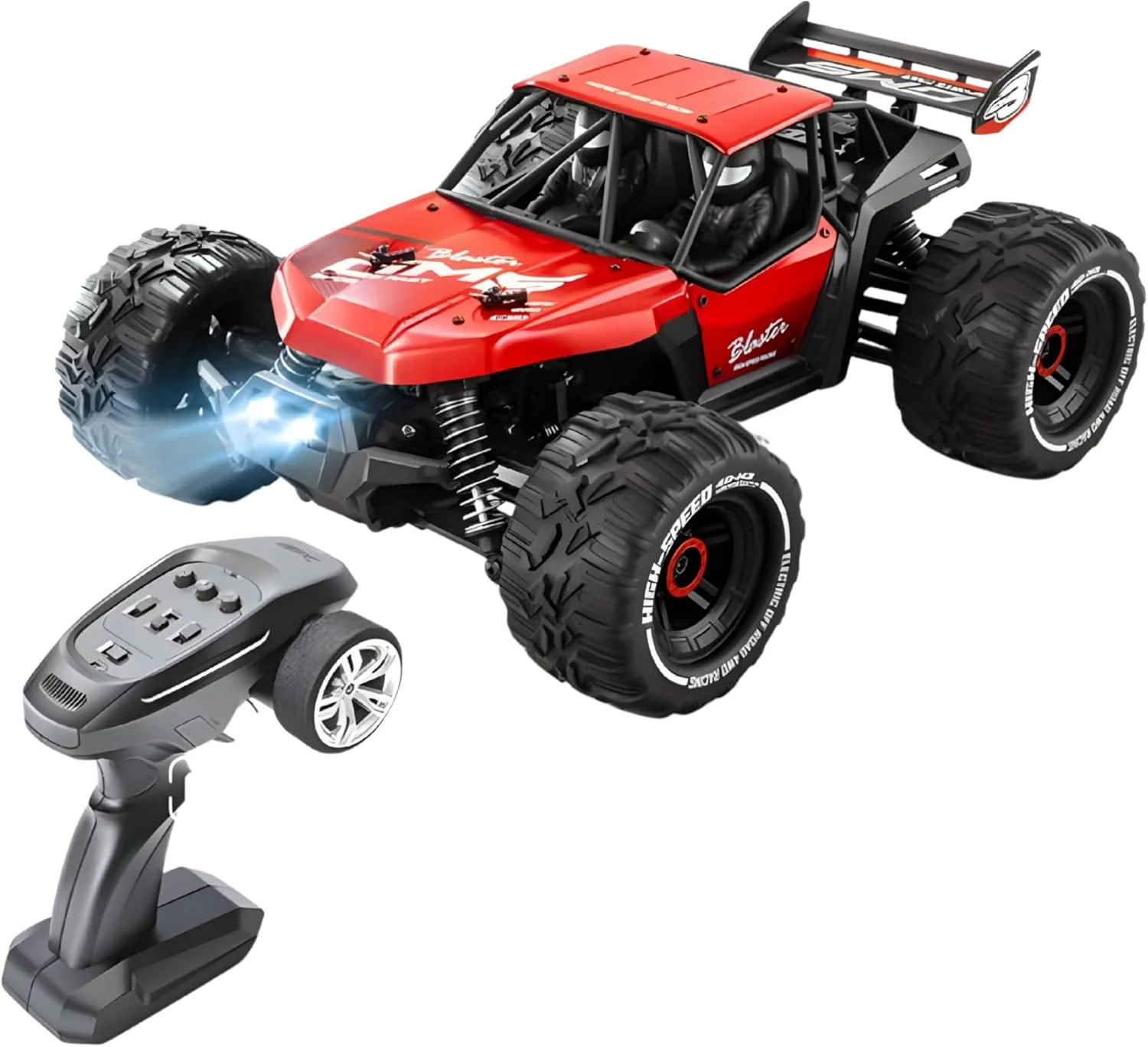 2.4GHz RC Alloy High Speed Blaster Off-Road Truck - Image 2