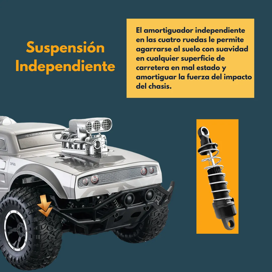 2.4GHz RC Dodge Off-Road Rock Crawler Truck - Image 15
