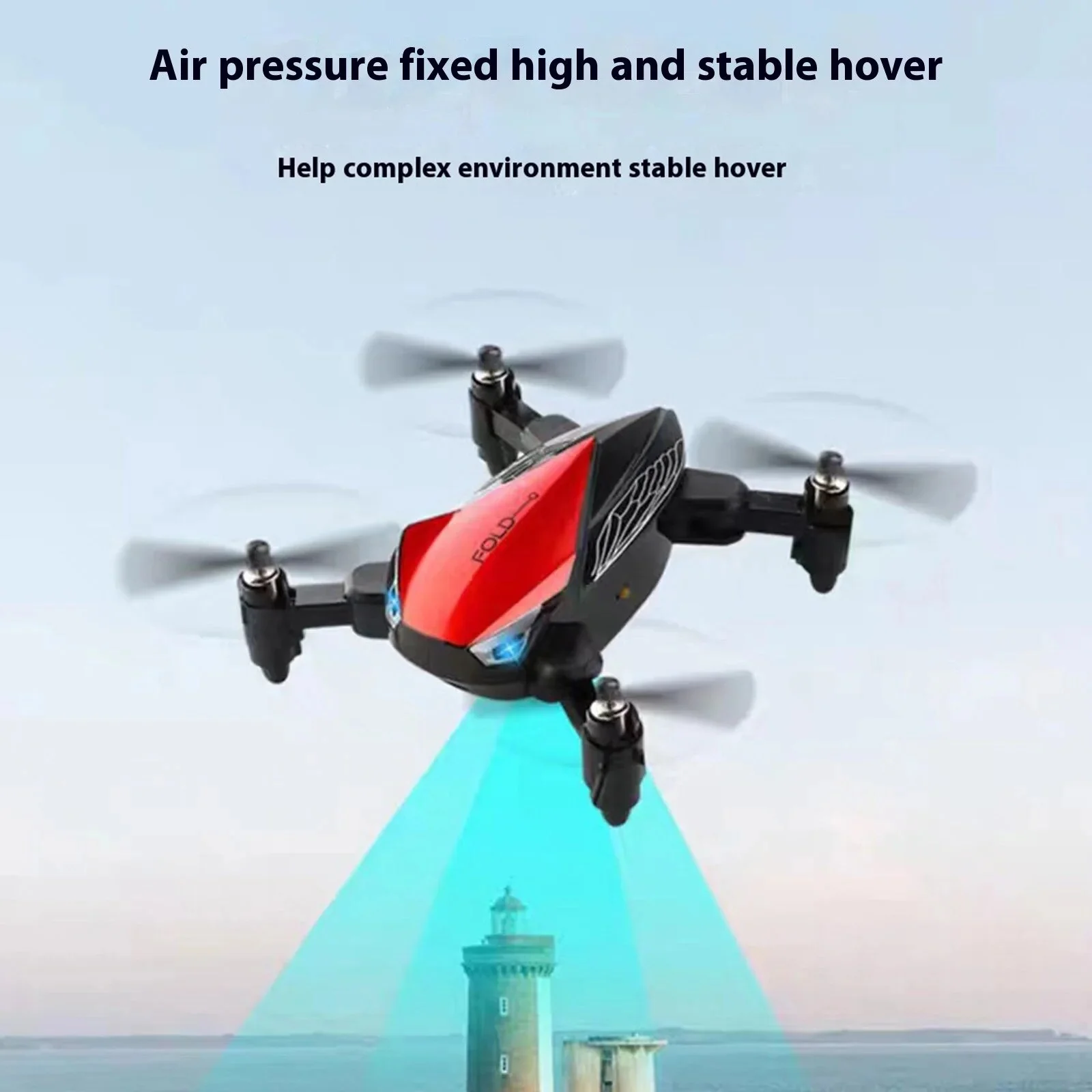 2.4GHz RC Foldable Mini Drone - Image 2