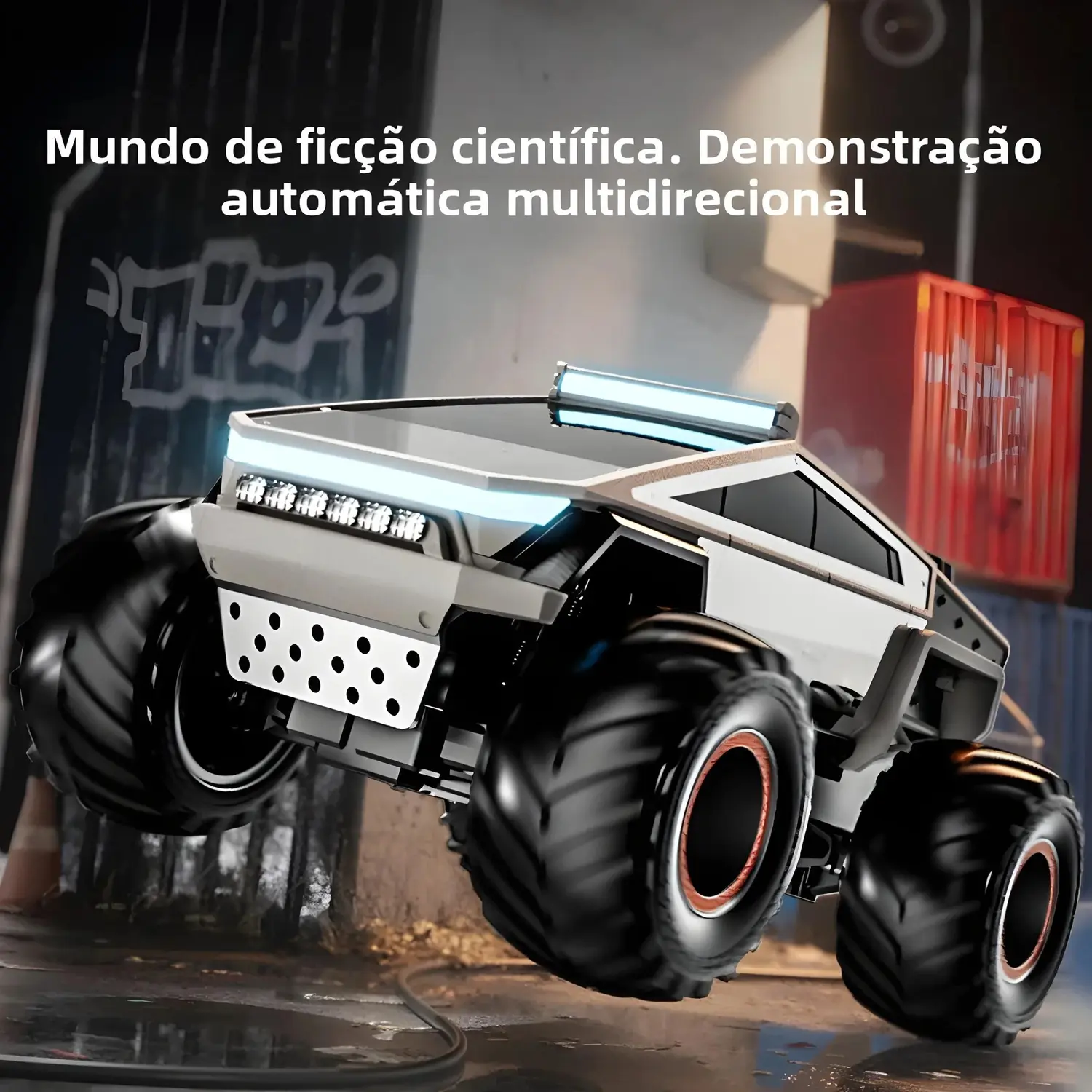 2.4GHz RC Monster Tesla Off-Road Truck - Image 4