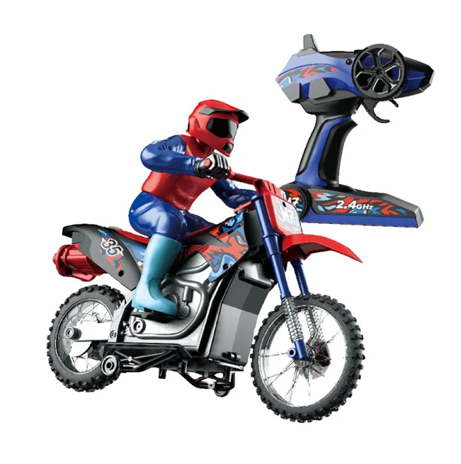 2.4GHz RC Stunt Spray Motorbike - Image 12