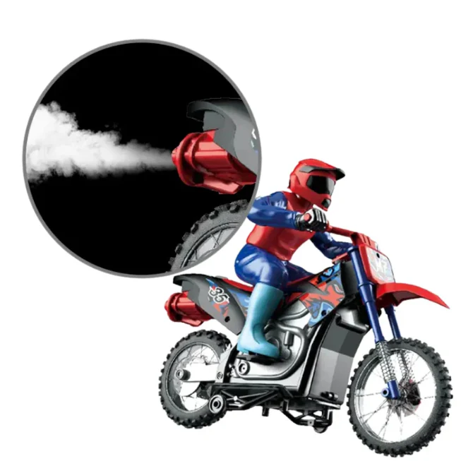 2.4GHz RC Stunt Spray Motorbike - Image 13