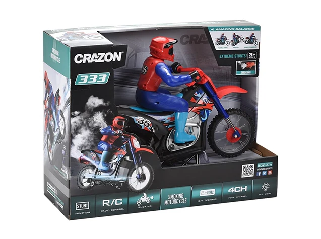 2.4GHz RC Stunt Spray Motorbike - Image 14