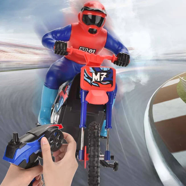 2.4GHz RC Stunt Spray Motorbike - Image 7
