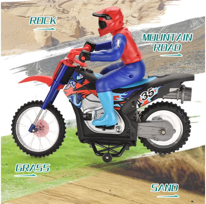 2.4GHz RC Stunt Spray Motorbike - Image 9