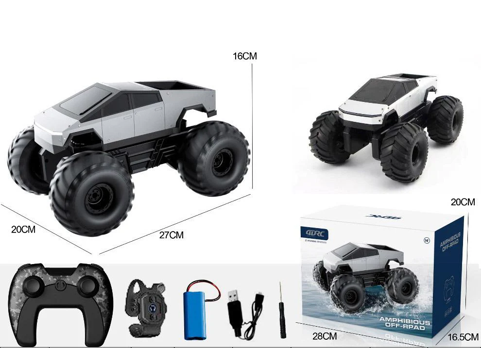 2.4GHz RC Tesla Amphibious Truck