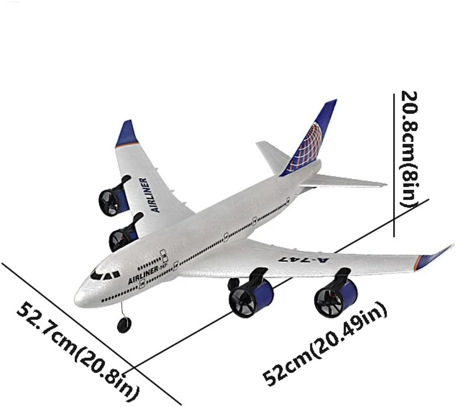 2.4GHz RC Thermocol A-747 Airplane Model - Image 5