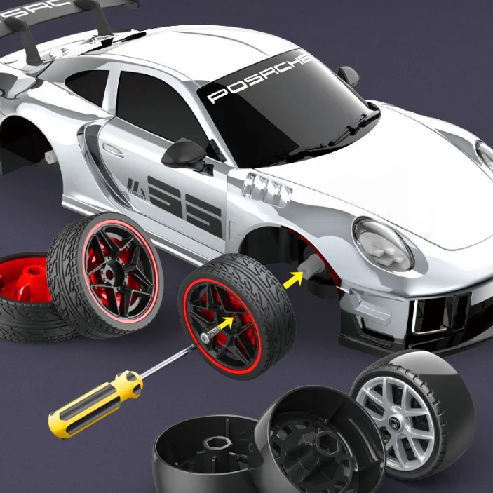 2.4GHz Remote Control 4WD Porsche Drifting Car - Image 4