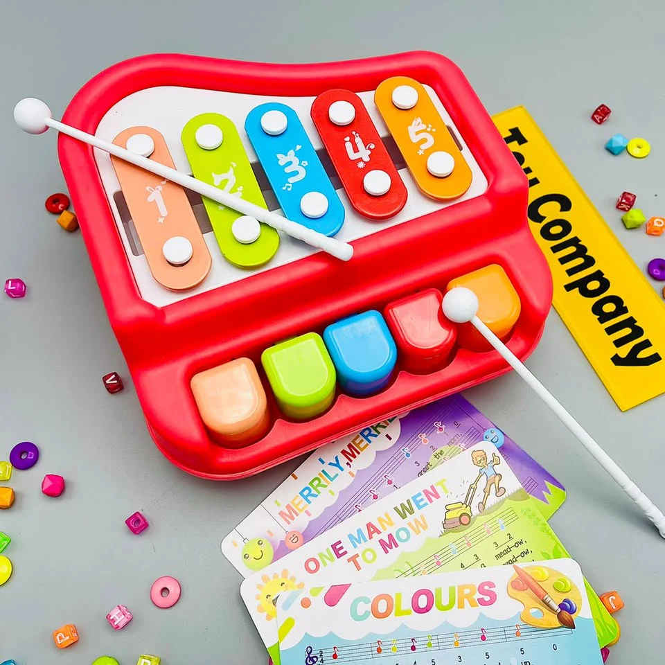 2 in 1 Huanger Vocal Piano- Xylophone - Image 4