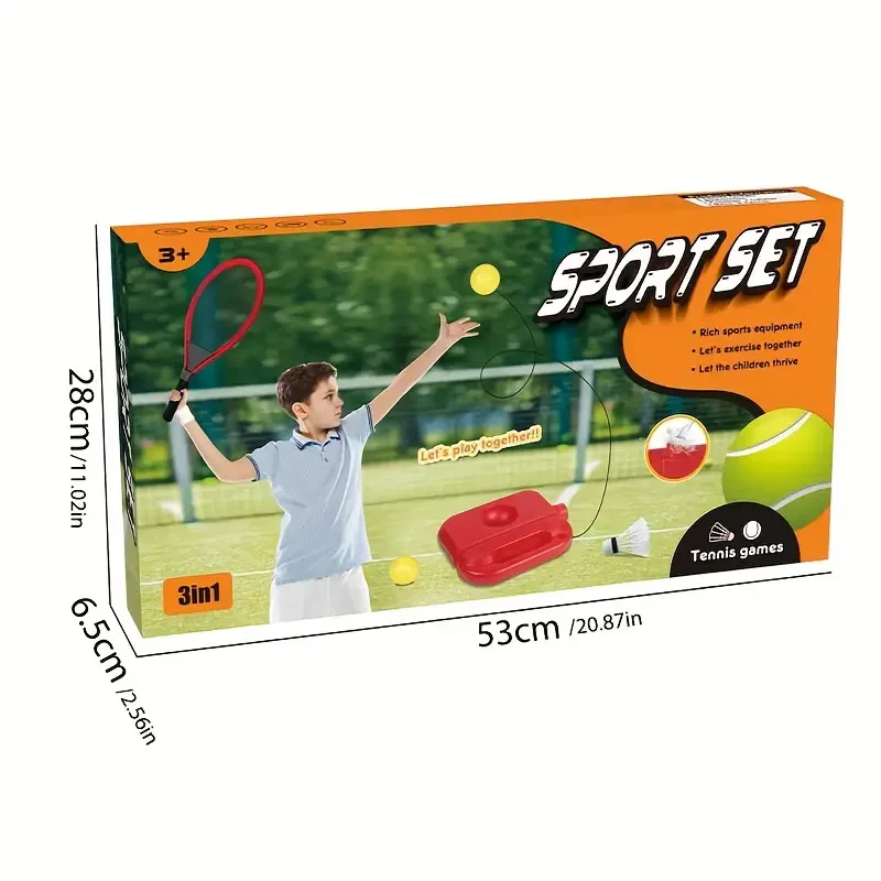 2 in 1 Kids Tennis & Badminton Sports Set - Image 5