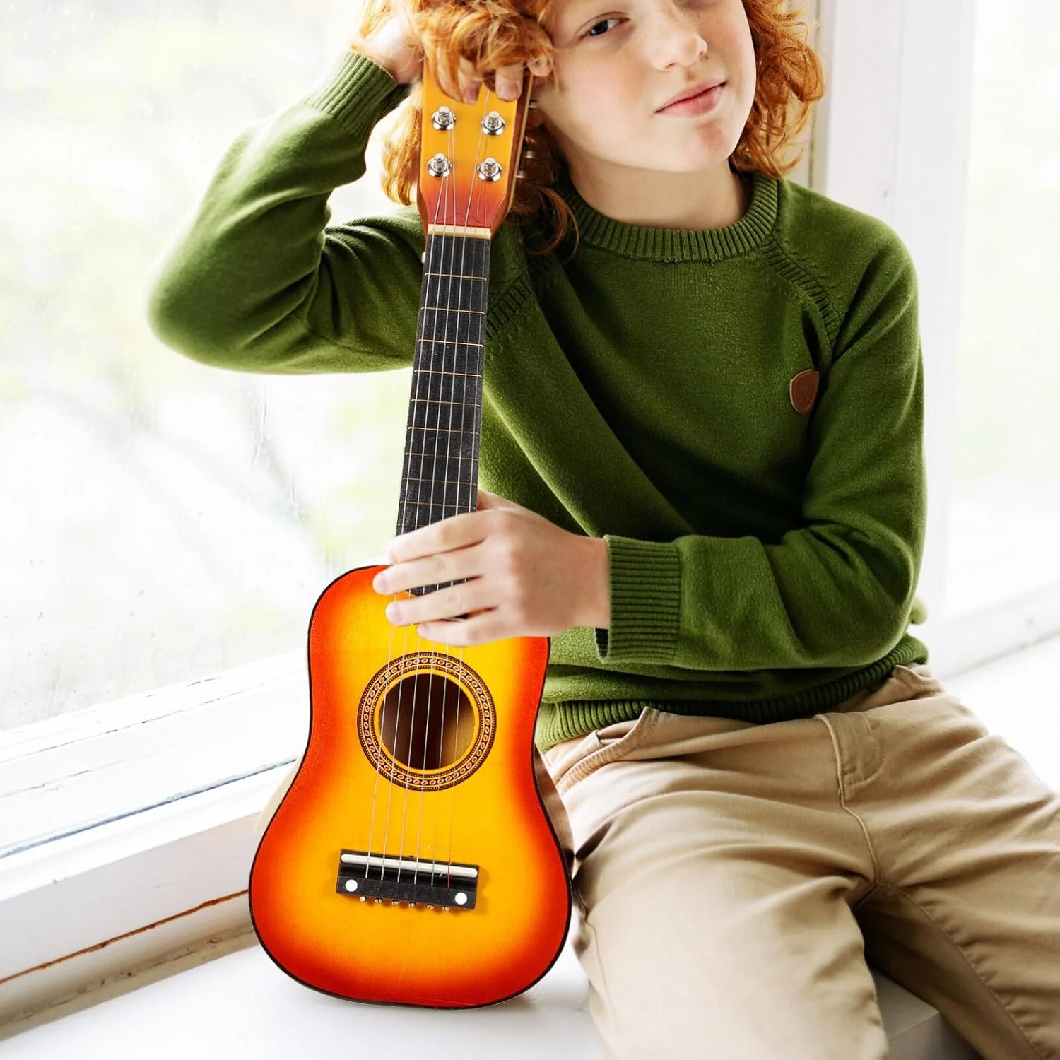 20* Inches Kids Manual String Guitar - Image 3