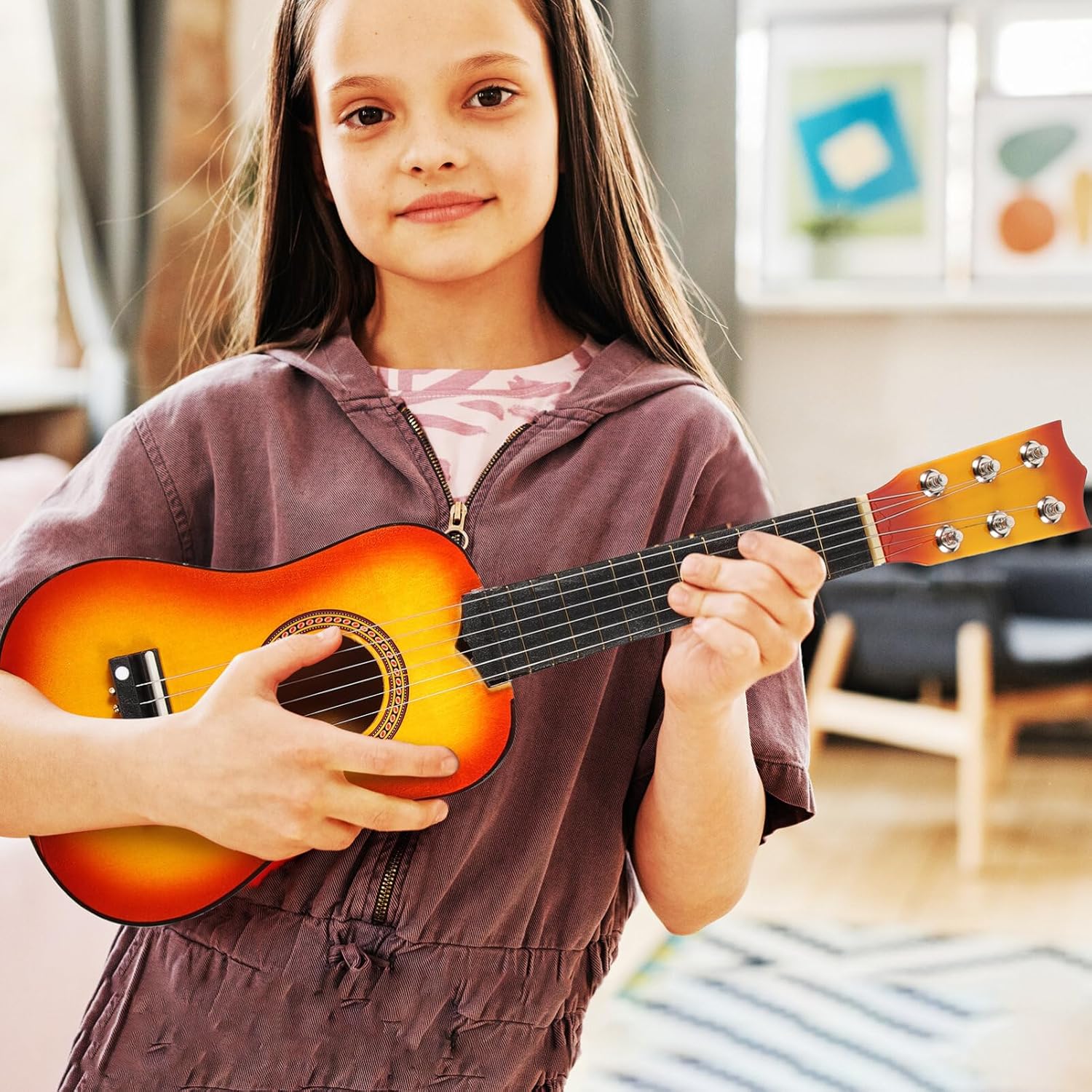 20* Inches Kids Manual String Guitar - Image 5