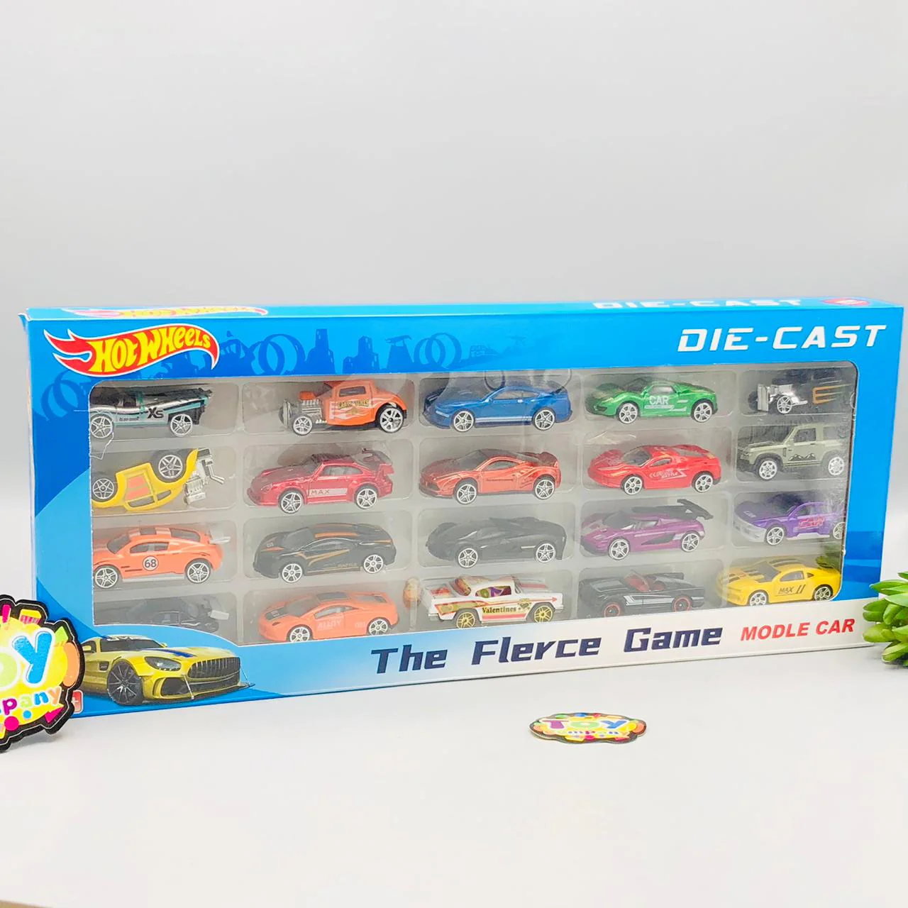20Pcs Hot Wheels Diecast Mini Inertial Cars Set - Image 8