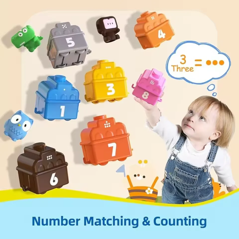 20Pcs Montessori Digital Animal Train Adventure - Image 5