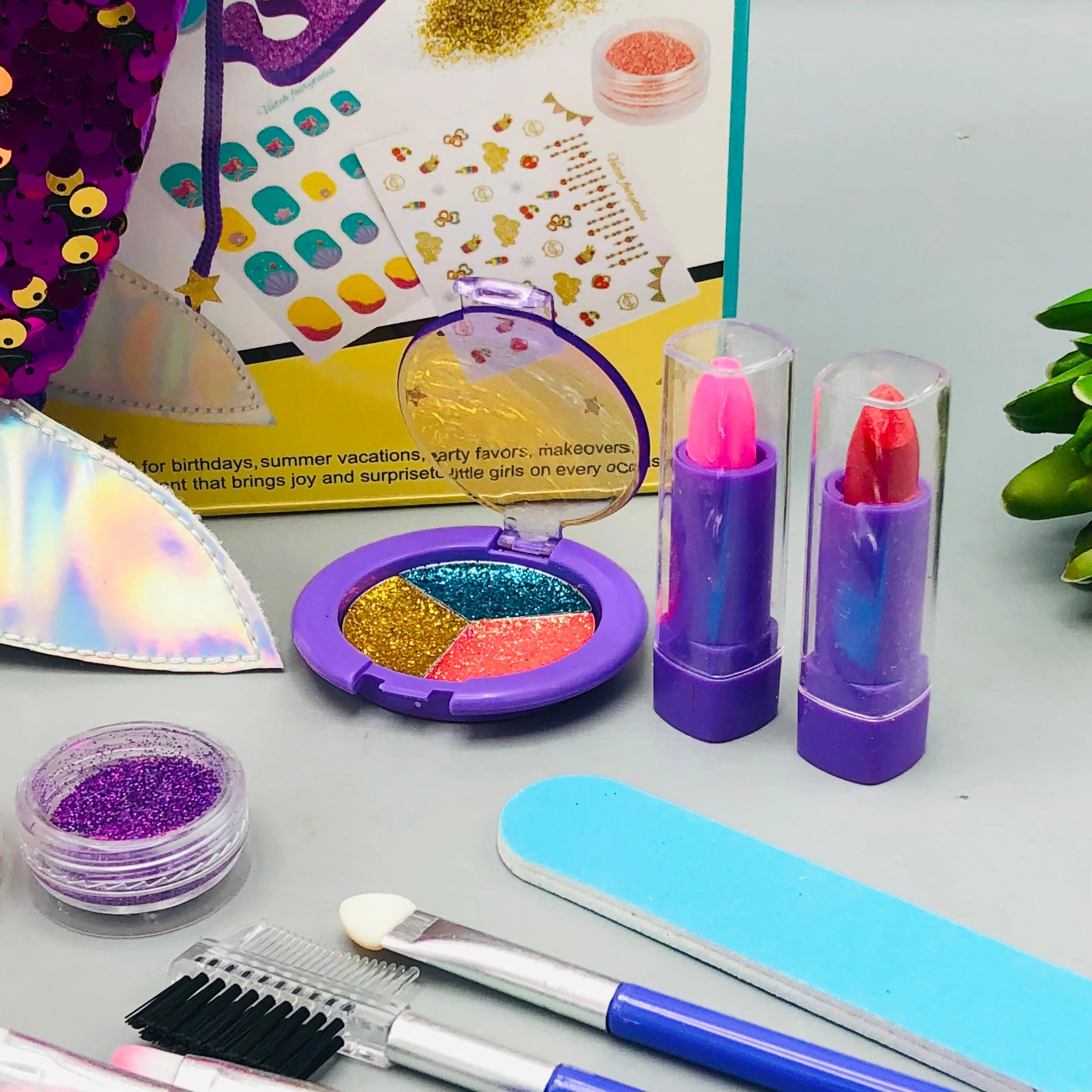 23Pcs Realistic Fairy Makeup Set With Pouch - Image 4