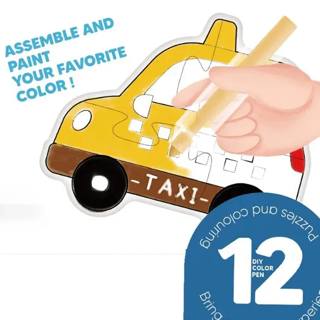 24Pcs DIY Jigsaw Assembly Colorist's Game - Image 3