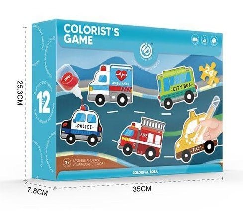 24Pcs DIY Jigsaw Assembly Colorist's Game - Image 4