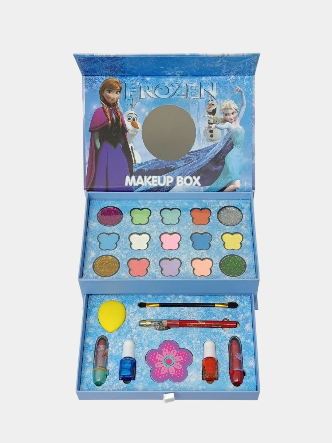 24Pcs Realistic Frozen Beauty Makeup Briefcase - Image 4