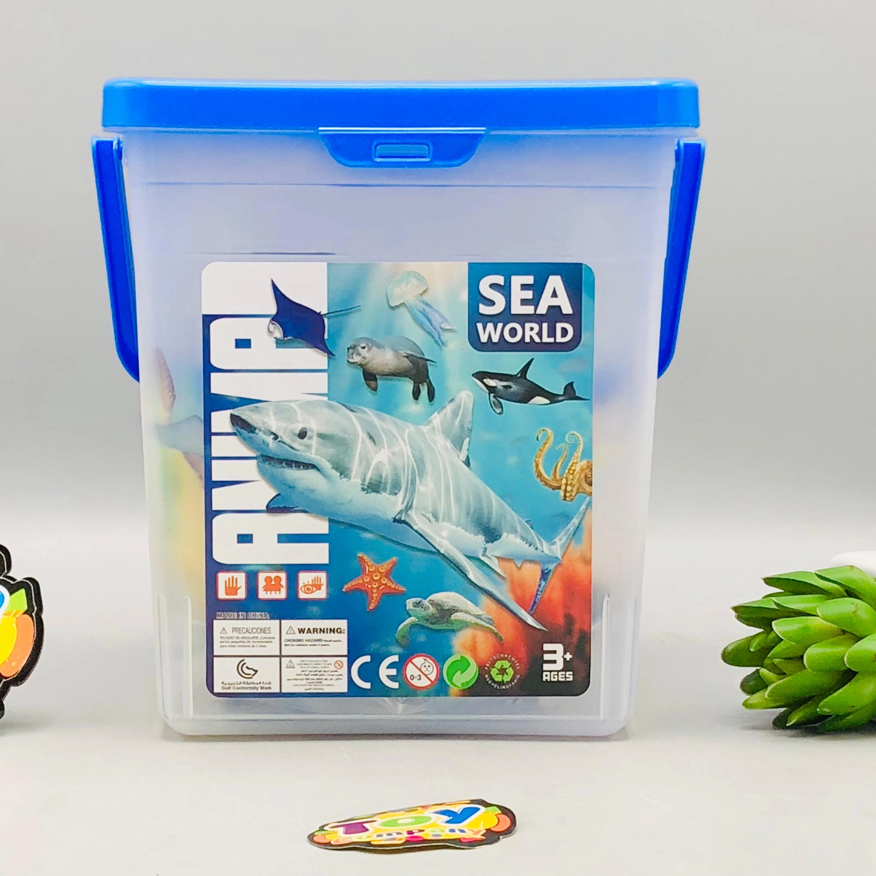 25Pcs Kids Wild Sea Animal World Toy With Storage Box - Image 8