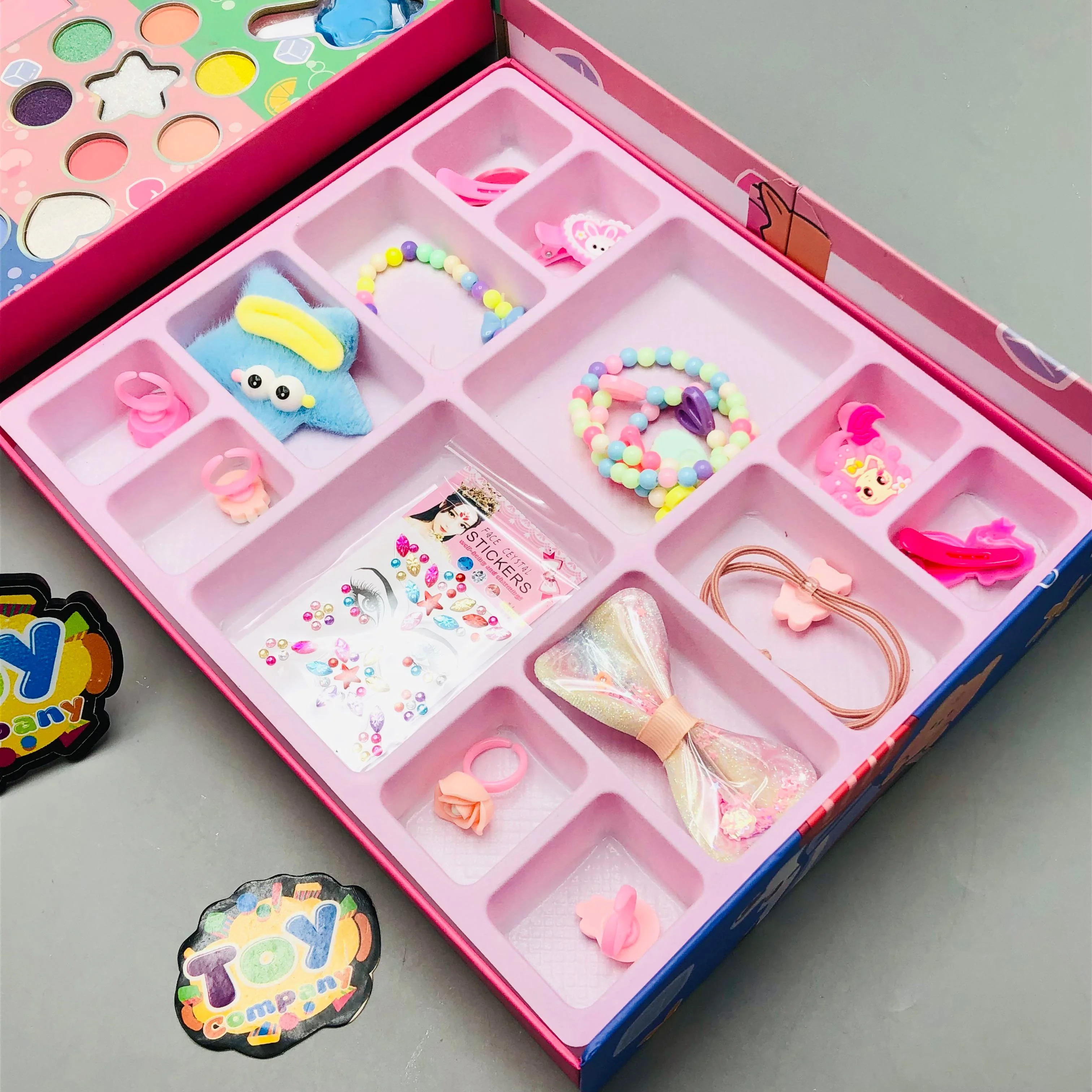 2in1 Realistic Cosmetic & Jewellery Set With Colorful Lights - Image 13