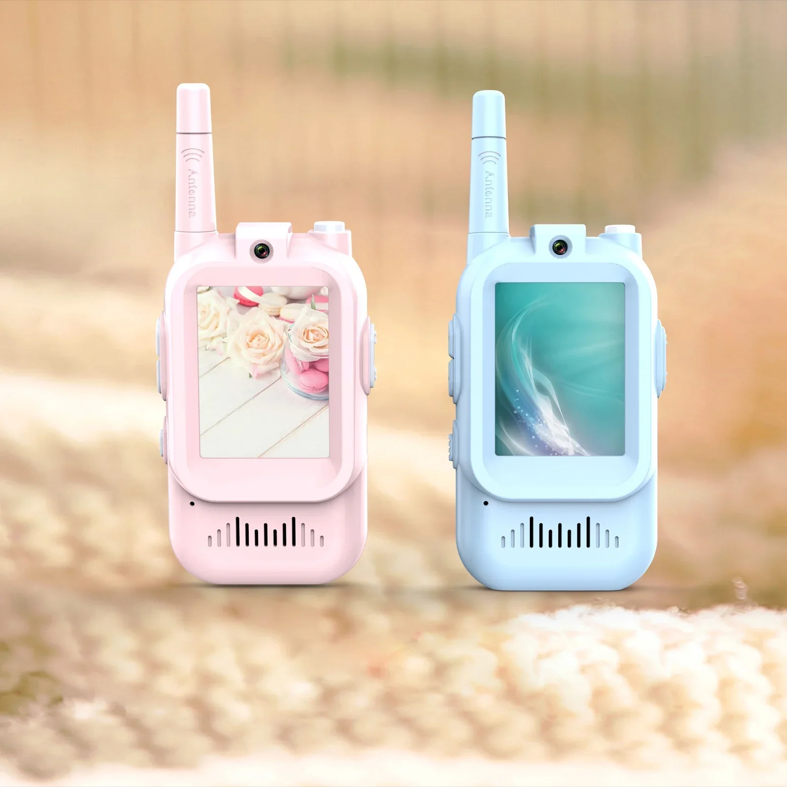 2Pcs Rechargeable Kids Video Walkie Talkie - Image 11