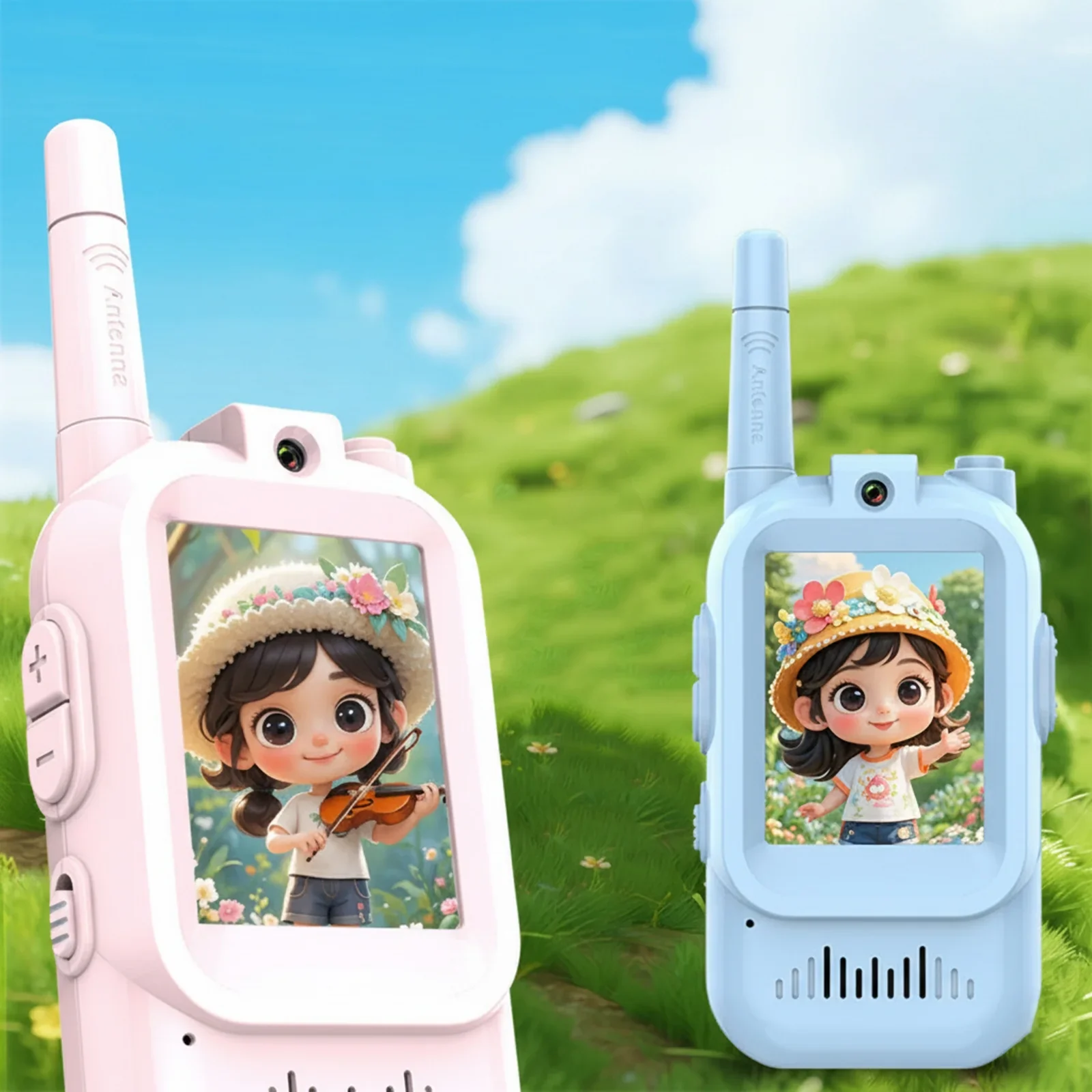 2Pcs Rechargeable Kids Video Walkie Talkie - Image 12