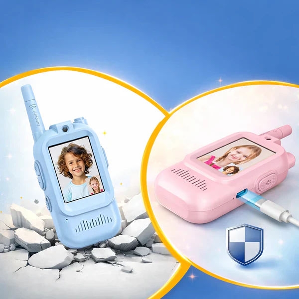 2Pcs Rechargeable Kids Video Walkie Talkie - Image 15